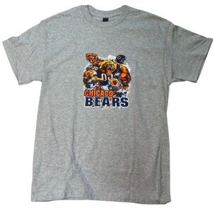 Sz Various Gray Chicago Bears Short Sleeve Tee